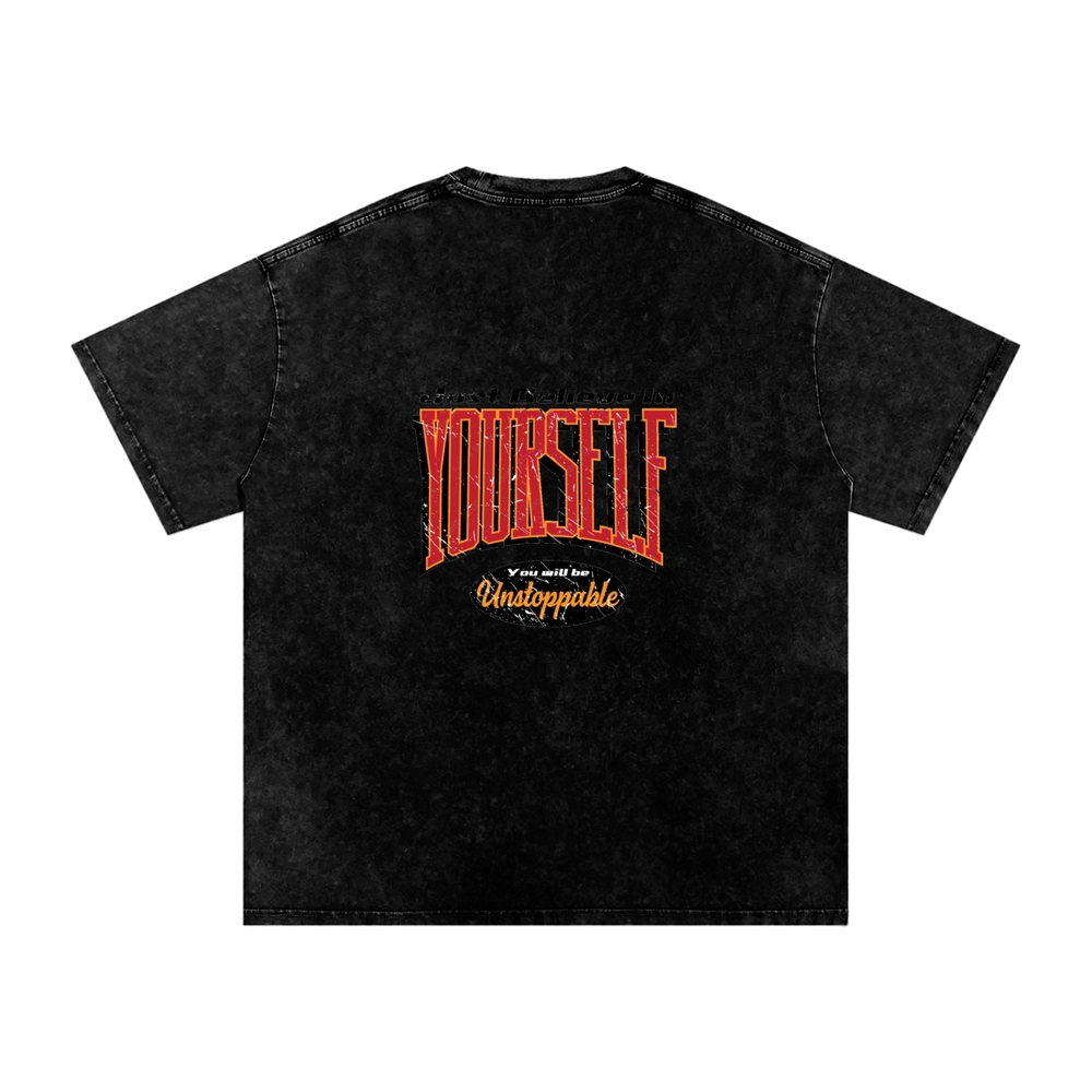 BE COOL Black and Red Short Sleeve Tees